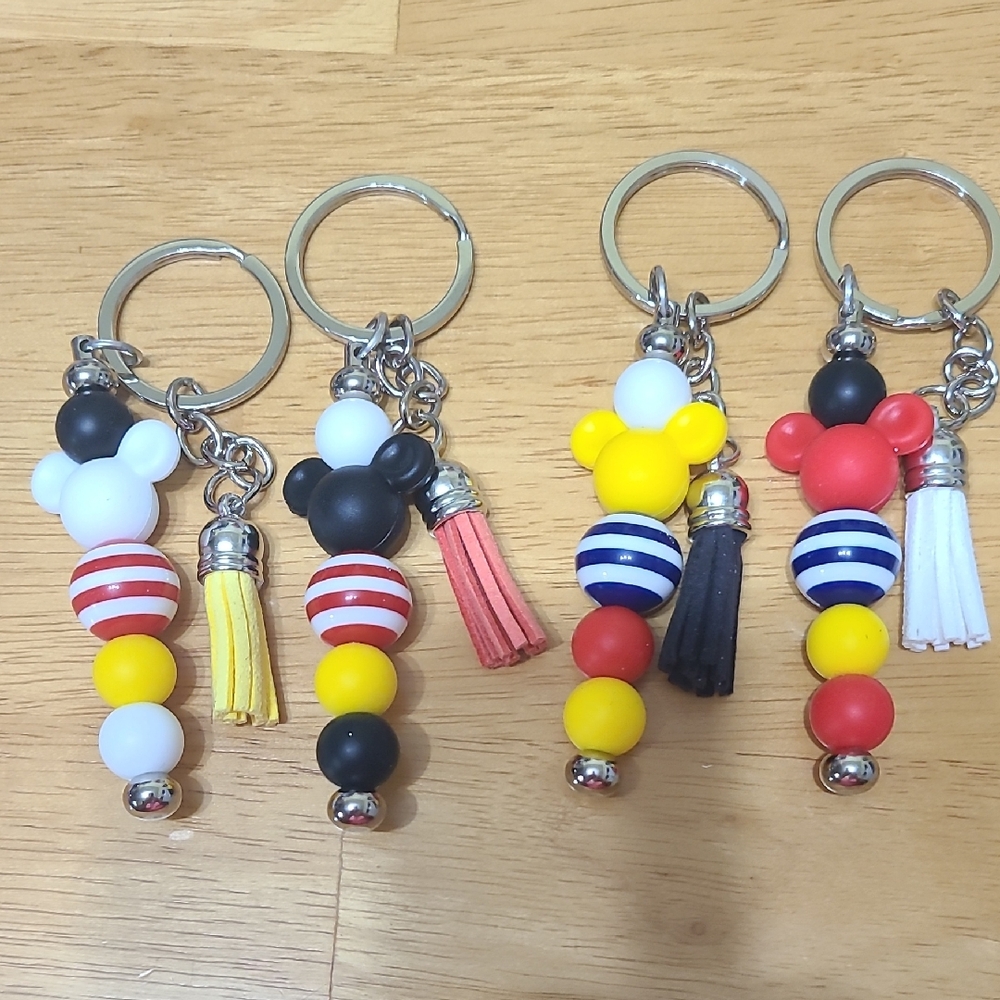 Colorful Mickey Mouse Keychain